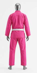 Uniforme de BJJ Rosa Profesional Hecho a Medida, Tela Ligera y Cómoda, Uniforme de BJJ en Venta con Servicio OEM - Product Image 2