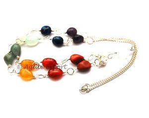 Lot Prix Sept Chakra Ensembles Pierres Précieuses Minérales Naturelles Conception Antique 9 Chakra Pendentif Guérison Cristal Pierre Artisanat - Product Image 4