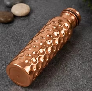 Premium copper water <b>bottle</b>, eco-friendly, keeps water fresh, stylish & durable for healthy hydration comes with tumbler set - Product Image 3