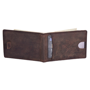 Men Genuine Leather Bifold <b>Wallet</b> Slim <b>Card</b> <b>Holder</b> ID Window Cash Clip Multi <b>Card</b> Slots Compact Vintage Design Pocket <b>Wallet</b> Pro - Product Image 1