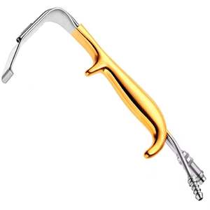 Tebbetts Style Fiber <b>Optic</b> Breast Retractor Insulated 24mm Working Length 9cm German Stainless Steel By Surgiright <b>Instrument</b> - Product Image 5