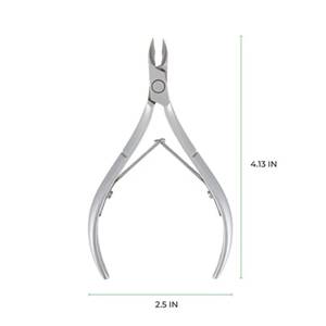 Cortauñas Profesional de Acero Inoxidable, Mandíbula Plana, Apertura de 12.5 mm, Cuchilla Afilada para el Cuidado de las Uñas de los Dedos, Uso en Adultos - Product Image 2