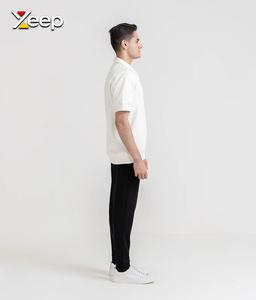 เสื้อเจอร์ซีย์แขนยาวผู้ชาย XEEP แบบสั่งทำพิเศษ ผ้าโพลีเอสเตอร์/คอตตอนถัก ปักลาย ซิปด้านหน้า น้ำหนัก 180 กรัม - Product Image 3