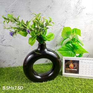 Vase en céramique et porcelaine - FVS6 - Product Image 1