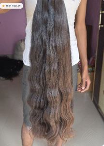 Extensions de cheveux naturels Remy vierges indiens de haute qualité, tissage double trame à la machine pour femmes, prix de gros - Product Image 4