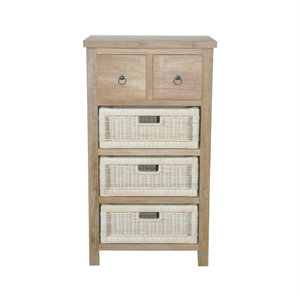 Commode de rangement en bois massif pour salon et chambre à coucher - Product Image 3