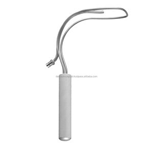 เครื่องมือถ่างหน้าอกแบบใยแก้วนำแสง BIGGS FACE LIFT RETRACTOR ขนาด 23 ซม. / กว้าง 52 มม. ทำจากสแตนเลสสีเงิน มองเห็นได้ชัดเจน ใช้ซ้ำได้สำหรับการผ่าตัด - Product Image 2