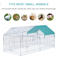 Cage d'élevage de lapins en extérieur durable Cage pour animaux de compagnie au design moderne avec caractéristiques de sécurité