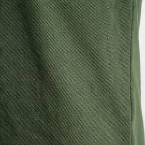 Chemise décontractée pour homme en piqué 100 % polyester bleu marine à manches courtes, respirante, infroissable, coupe classique, design tricoté uni - Product Image 5