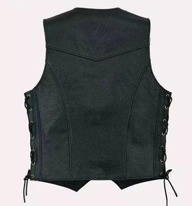 Fashion <b>Clothing</b> Top Quality Men Leather Vest Wholesale Leather Vest Custom Your Brand Logo Private Label Unique Design Durable - Product Image 4