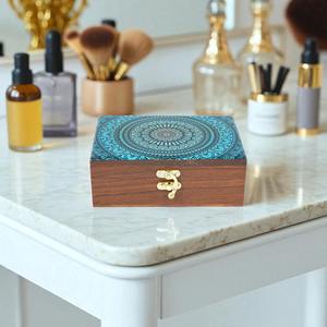 Caja de Madera Sostenible con Certificación FSC, Caja de Almacenamiento Orgánica Impresa en Madera, Caja de Almacenamiento para Empaque de Productos, Caja de Regalo al por Mayor - Product Image 3