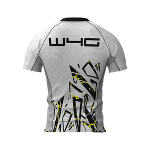 Personalized Men's Quick Dry Printed <b>Short</b> Sleeve <b>Compression</b> T Shirt Crew Neck Geometric Pattern All Seasons Gym Wear Top - Product Image 2