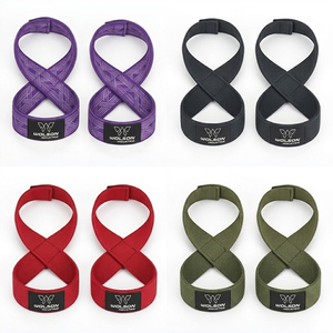 Correa de Entrenamiento Reforzada de 8 Dedos, de Algodón, Transpirable, Ajustable, de Alta Elasticidad para un Soporte Cómodo en Entrenamientos de Pesas y Desarrollo Muscular - Product Image 3
