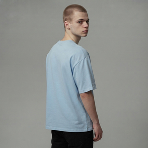 T-shirts surdimensionnés en gros pour hommes – T-shirt tricoté de haute qualité style streetwear, coupe ample, manches courtes, style été - Product Image 5