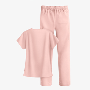 Uniformes de Hospital OEM de Alta Calidad Personalizados para Mujer, Cómodos, de Tela Satén Elástica Tejida, con Tecnología de Detección de Agujas y Fusión sin Costuras - Product Image 3
