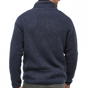 Men Fleece Jacket Comfortable Thermal Sherpa Fleece Long Sleeve Full Zip <b>Outdoor</b> Workwear <b>Hiking</b> Camping Casual Winter Coat - Product Image 6