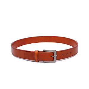 Ceinture en cuir de luxe noire en vente chaude d'usine, ceinture en cuir véritable de vache personnalisable, concevez votre propre ceinture fabriquée par TRIOTAKE INDUSTRY - Product Image 4