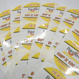 Etiquetas adhesivas autoadhesivas de vinilo redondas impermeables rollo de papel adhesivo - Product Image 4