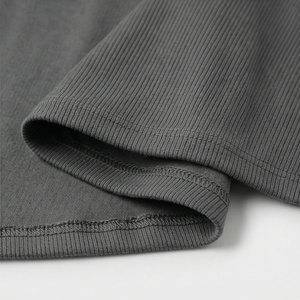 Jupe courte trapèze pour femme, taille élastique, tricotée, couleur unie, décontractée, plissée, en coton élasthanne extensible, confortable, toutes saisons - Product Image 6