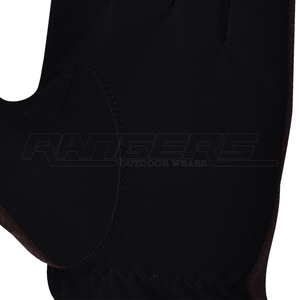 Custom Leather Tactical Gloves Non <b>Slip</b> <b>Full</b> Finger Rib Elastic Cuff Winter Hunting Outdoor Use OEM Bulk Men Cold Weather Gloves - Product Image 5