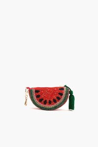 Portefeuille Pochette Vintage Femme en Cristal Perlé avec Grande Pompom de Perles et Logo Bohème, pour Soirée et Usage Quotidien, Fermeture Éclair - Product Image 4