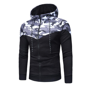 Chaqueta Deportiva con Capucha de 440g, Cierre de Cremallera, Forro Polar Ecológico Cortavientos para Comodidad en Invierno - Product Image 2