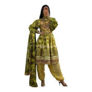 New Fashion Afghani <b>Dresses</b> Handmade Embroidered Traditional Women Clothing Vintage Bohemian Casual <b>Dresses</b> Wholesale OEM ODM - Product Image 1