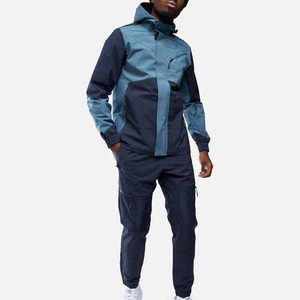 Custom <b>Men</b> <b>Track</b> Suit Windbreaker Set Breathable Nylon <b>Jacket</b> and Running Pants Sportswear <b>for</b> Fitness - Product Image 6