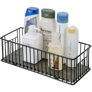 Panier de rangement spacieux en fil métallique, organisateur polyvalent pour salle de bain et cuisine - Product Image 1