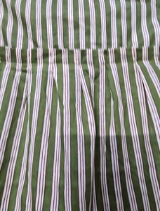 Falda midi plisada a rayas de cintura alta para mujer, estilo casual, tejida, cómoda y ajustada - Product Image 6
