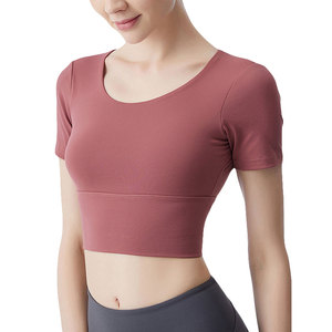 Crop top de yoga pour femmes, crop top pour séance de gym, crop top prêt pour l'entraînement - Product Image 5