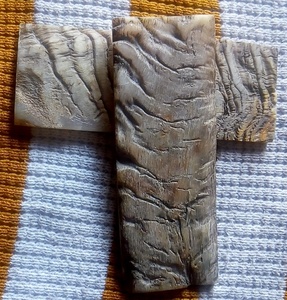 Hand <b>Crafted</b> Natural Rams Horn Plate For Eyewear Making - Product Image 1