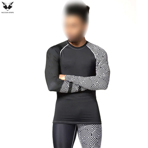 Quick-Dry Adult Sports Rash Guard <b>Top</b>, Sun Protection Comfortable Breathable Super Stretch Custom Logo Fitness Wear Rash Guard - Product Image 5