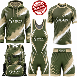 ชุดกีฬาผู้ชาย SINEWY SPORTS MMA สีส้ม พิมพ์ลายแบบ Sublimation ระบายเหงื่อ แห้งเร็ว ชุดฝึกซ้อม - Product Image 2