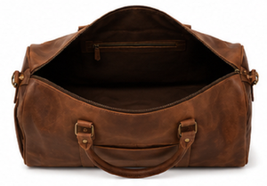Vintage Leather Duffel Bag Luxury Travel Weekender Overnight Luggage <b>Handmade</b> Gym Bag High Quality Sport <b>Clothes</b> Wholesale - Product Image 5
