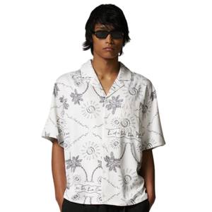 Camisa Tropical para Hombre, Estampado de Palmeras, Manga Corta, Transpirable, Ligera, Ropa Casual de Playa para Verano - Product Image 5