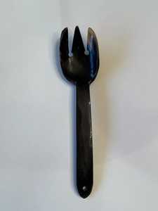 Juego de Cuchara y Tenedor de Cuerno de Búfalo Hechos a Mano y Ecológicos con Tema de Ángel, Decoración Rústica Natural para el Hogar, Utensilios Duraderos - Product Image 4