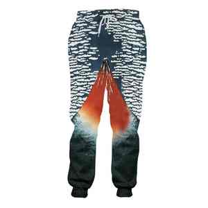 Pantalones Casuales de Lona Transpirable para Hombre, Cintura Alta, Sublimación Completa, Venta al Por Mayor, Marca Privada, Joggers - Product Image 1