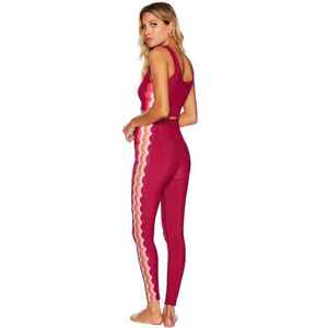 Women's Custom Logo <b>Gym</b> Yoga Workout Sets High Waist <b>Flare</b> <b>Leggings</b> & Cross Back Sports Bra 2 Piece Top Style Outfits - Product Image 5