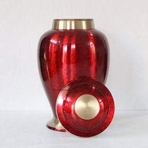 โกศบรรจุอัฐิทองเหลืองพรีเมียมสำหรับบรรจุอัฐิมนุษย์ สีเขียว โกศทองเหลืองสั่งทำพิเศษ โกศทองเหลืองทำมือสำหรับบรรจุอัฐิผู้ใหญ่ ขายส่ง - Product Image 6