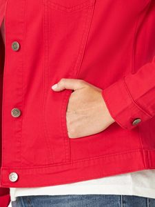 <b>Women</b> Denim <b>Jacket</b> Casual Outwear High Quality Breathable Oem Supplier Comfortable Fabric <b>Lightweight</b> Denim <b>Jacket</b> For <b>Women's</b> - Product Image 4