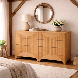 Colección HAVASU RANGE, Muebles de Madera para Dormitorio y Sala de Estar, Cómoda de Madera Duradera, Ecológica y Sostenible con 6 Cajones - Product Image 2