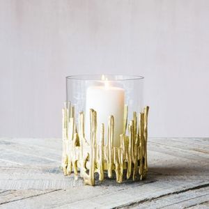 Antique Metal And Glass <b>Hurricane</b> Candle Holder Elegant Handmade Decorative <b>Lantern</b> For Luxury Home Interior Decoration Display - Product Image 2