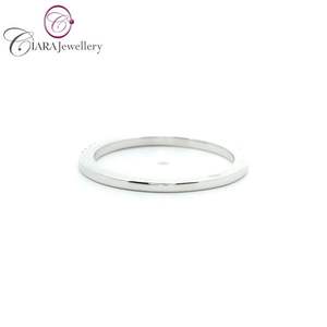 2024 Classic 18K Solid Gold Natural Diamond Round Brilliant Cut Prong Setting Women's <b>Wedding</b> Band Ring for <b>Anniversary</b> & Party - Product Image 3