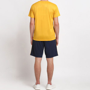 Conjunto de Dos Piezas Casual de Verano para Hombre, Color Morado, Tejido 100% Algodón, Transpirable, con Logotipo Estampado en la Parte Delantera - Product Image 3