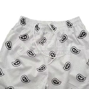 กางเกงขาสั้นตาข่ายโพลีเอสเตอร์ 100% ดีไซน์ทันสมัย เหมาะสำหรับออกกำลังกาย ฟิตเนส วิ่ง ใส่ลำลองทุกวัน กันลม เอวยางยืด - Product Image 3