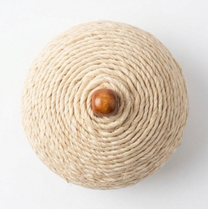 Boîte à monnaie artisanale, panier de rangement rond de style bohème avec couvercle, décoration de table d'intérieur, utilisation dans le salon - Product Image 6