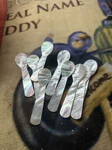 Mother of Pearl Caviar Spoon Handmade Natural <b>Shell</b> Spoon Luxury Dessert Spoon for Caviar Serving Kitchen Tableware - Product Image 4