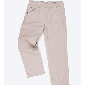 Men's Custom High Waist Casual Oxford Cotton <b>Spandex</b> Chino <b>Pants</b> Button Fly Midweight Plain Dyed-Comfortable Breathable Wide Leg - Product Image 2