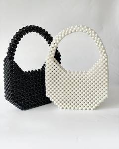 Handmade Beaded Storage Bag Orange Yellow Plastic Candy <b>Box</b> Accessories 203x133x68mm Travel Use - Product Image 3